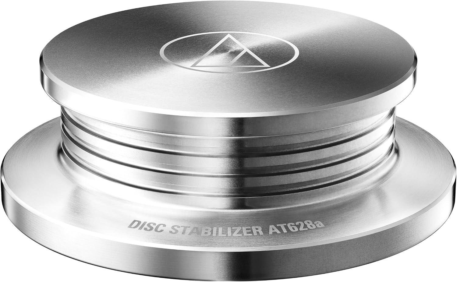 Audio-Technica AT628a Premium Stainless-Steel Vinyl Record Stabilizer Weight for Reduced Resonance, 450 g
