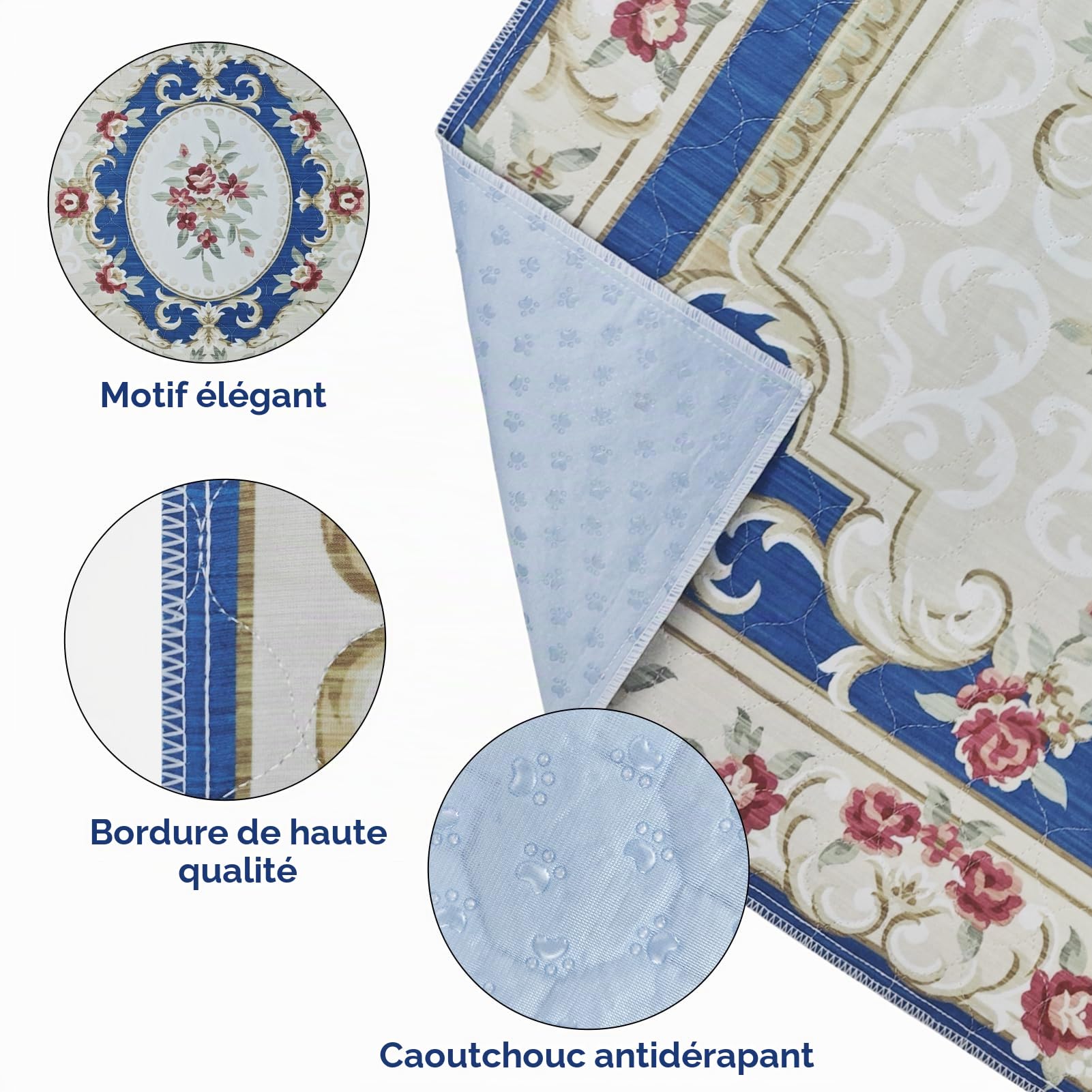 2 Washable Hygienic Dog Pads, 122 x 92cm,Coussinet Super Absorbant | Tapis d'entraînement pour Chiens Amélioré 2026 : Super Absorbant, Imperméable et Antidérapant, pour Cages, Sols et Canapés