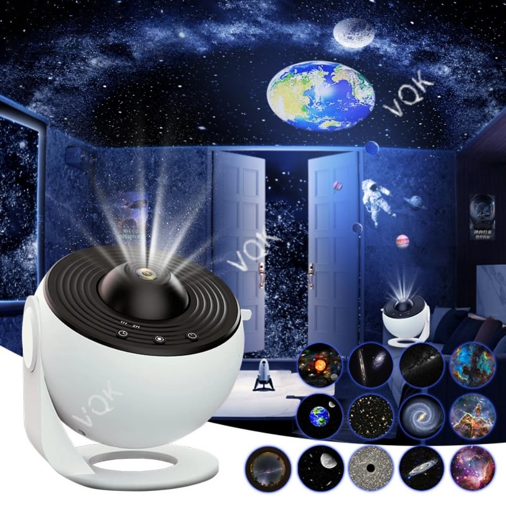 Amazon.co.jp: VQK 銀河プロジェクター、リアルな星空、夜間照明