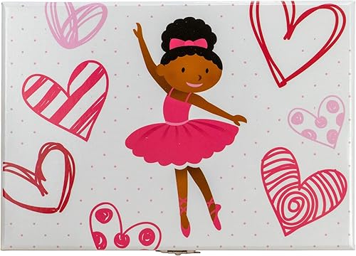 Miniatura 6 de The San Francisco Music Box Company Caja de música de bailarina con corazones