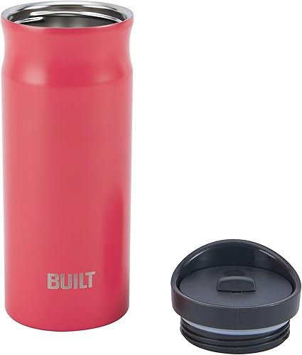 Miniatura 2 de BUILT Botella de acero inoxidable de doble pared Tiltseal Rise de 20 onzas Living Coral 5253193