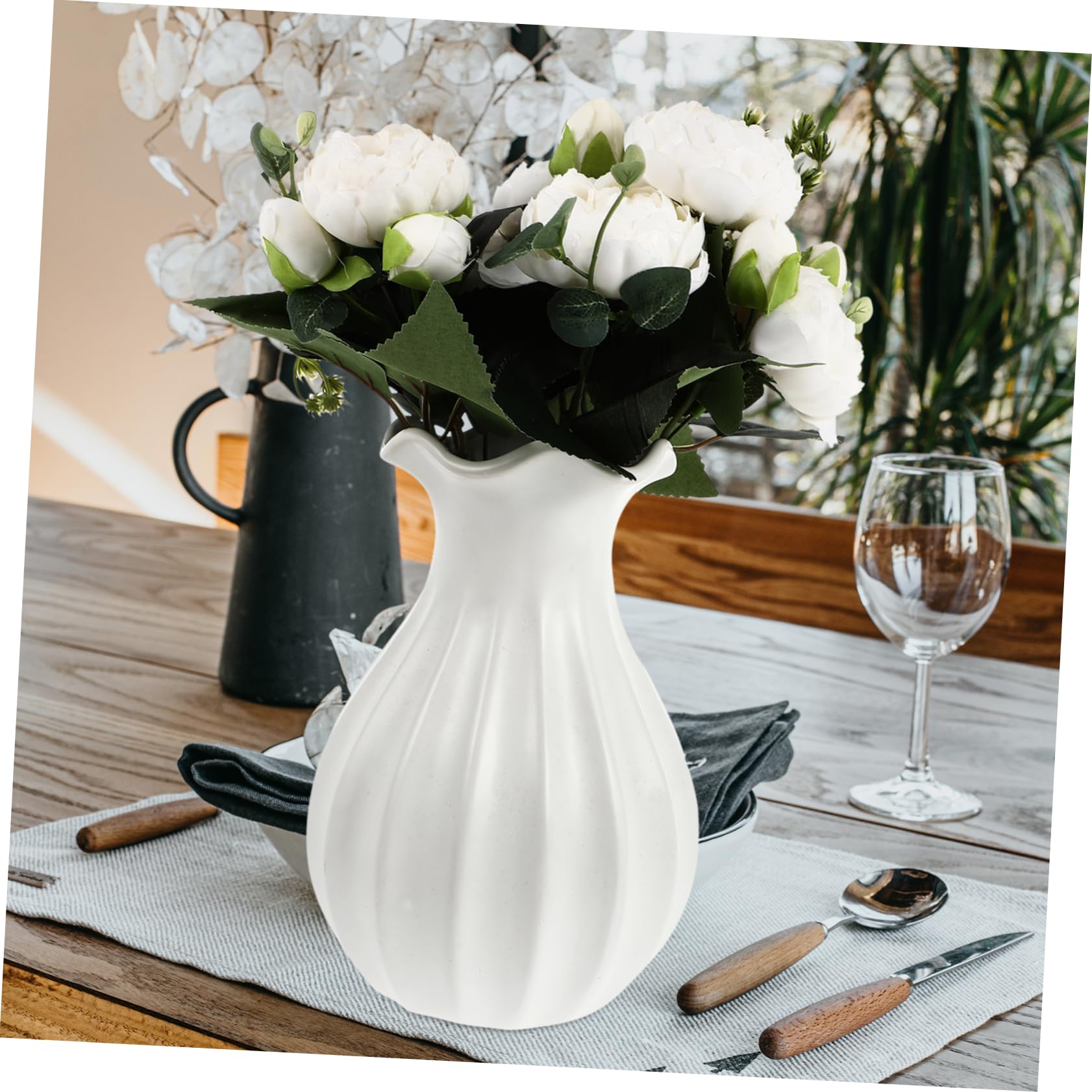 MAGICLULU 6stücke Künstliche Peony Blumenstrauß Dekoration Simulierte Hochzeit Und Wohnaccessoires Für Tisch Party Und Fotografie Langlebig Und Pflegeleicht
