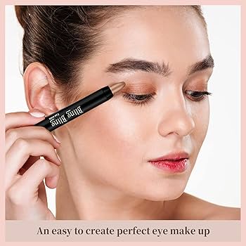 Wasserfester Glitzer Lidschattenstift, 2024 Neuest Lidschatten Stift,12 Colors Eyeshadow Stick, Langanhaltendes Augen-Make-Up, Natu00fcrlichen Und Schimmernden Farbtu00f6nen (#07