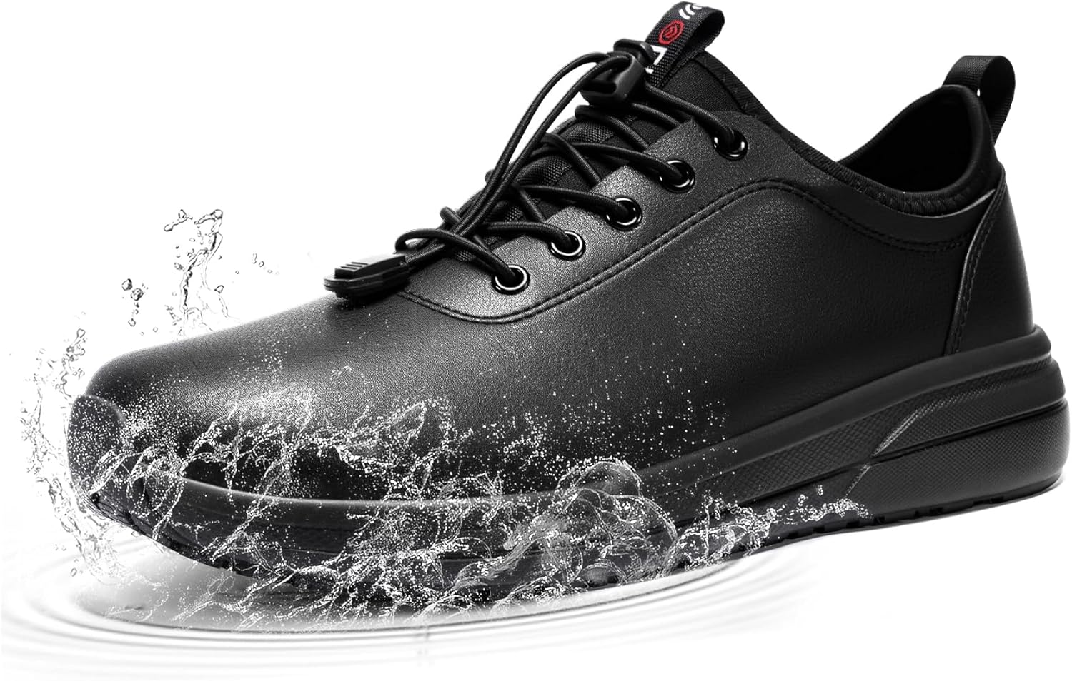 LARNMERN Waterproof Work Shoes for Men Slip on Non Slip Chef Kitchen Shoes Zapatos de Trabajo para Hombres Dress Sneaker Restaurant Footwear