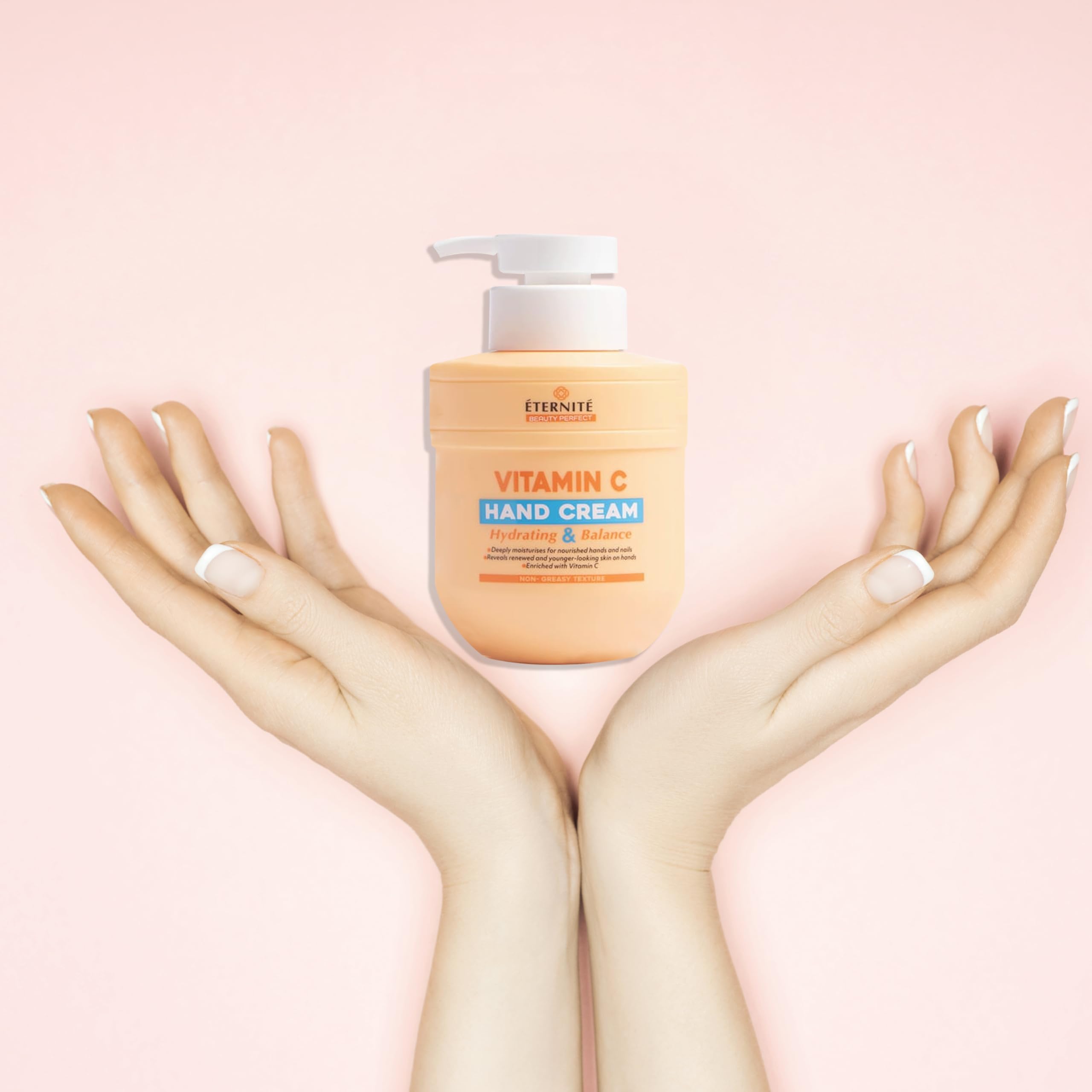 Katsy Style Hand Cream 300ml - Vitamin C, Hydrating and Nourishing for Chapped Skin and Nails (Pack of 2) - Image 3