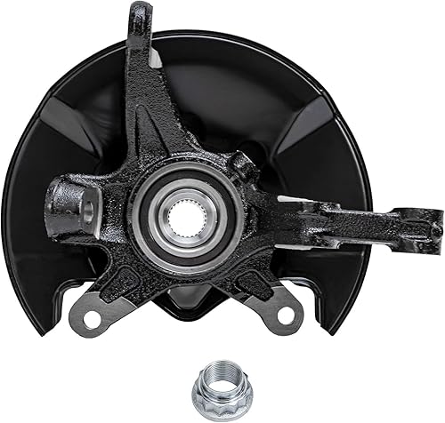 Miniatura 7 de Detroit Axle - Kit de 4 nudillos de dirección para Honda Civic 06-11, 2 nudillos de dirección delanteros y bujes de rodamiento de rueda, 2