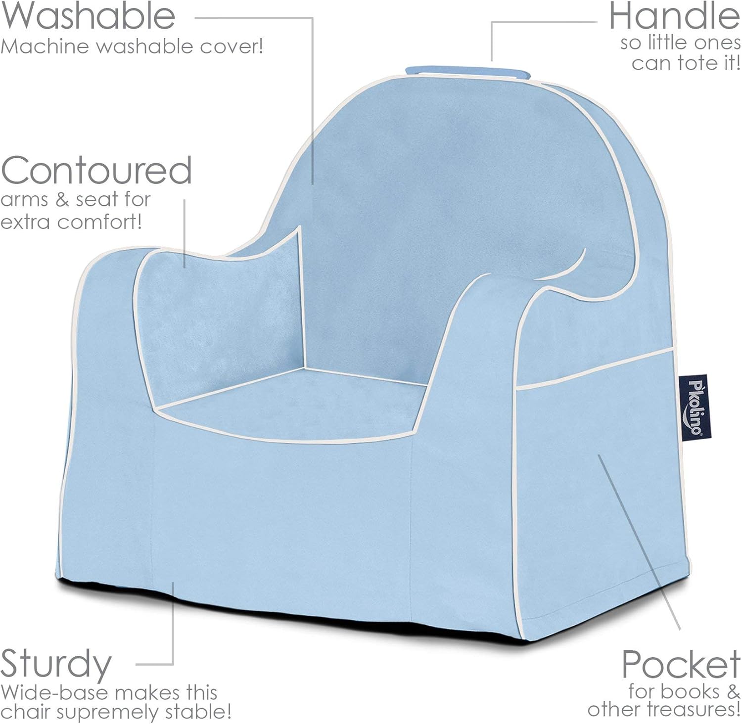 Light Blue With White Piping Babykidsbargains Pkolino Personalized Toddler Foam Chair Soft Plush Lightweight Small Chair For Kids Customizable Toddler Lounge Chairs For Girls And Boys Home Kitchen Armchairs Lightpackin Light Blue With White Piping Babykidsbargains Pkolino Personalized Toddler Foam Chair Soft Plush Lightweight Small Chair For Kids Customizable Toddler Lounge Chairs For Girls And Boys Home Kitchen Armchairs Lightpackin