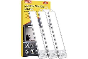 Undersunnie Rechargeable Under Cabinet Lights with Motion Sensor
