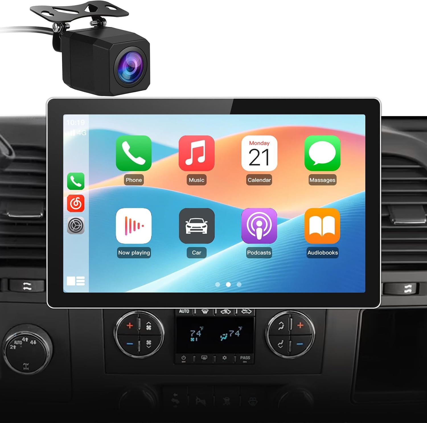 4Core 64GB Car Radio Stereo for Chevy Chevrolet Silverado Tahoe Equinox GMC Sierra Yukon with CarPlay Android Auto Backup Camera