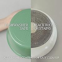 Vista 7 de Ceramic Cookware Set Non Stick 8Pcs Pots and Pans Set Detachable Handle Induction Kitchen Cooking Set with Frying Pans Oven Dishwasher Safe