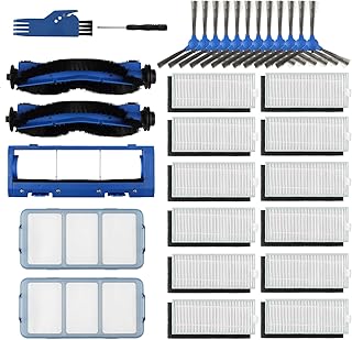31 Pack Replacement Parts Compatible with Eufy RoboVac 11S, 25C, 15C, 30, 30C, 12, 35C, 15T Robot Vacuums, 2 Rolling Brush...