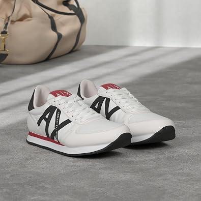 Armani Exchange Men's Retro Running Sneaker