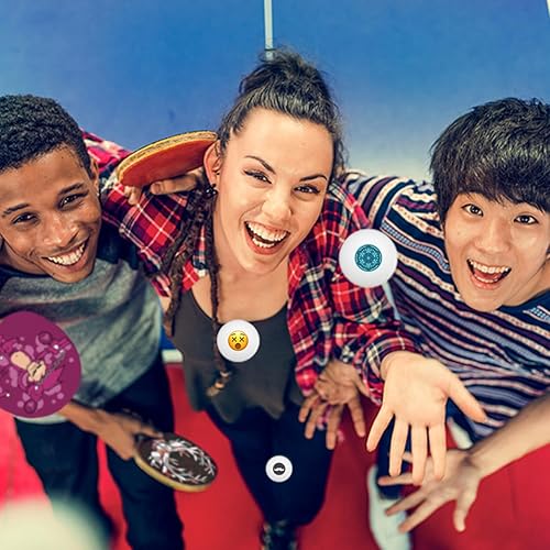 Miniatura 7 de Pala de ping pong personalizada con nombre o iniciales  Elige entre 12 diseños personalizados impresos en goma blanca con baches  Regalo divertido