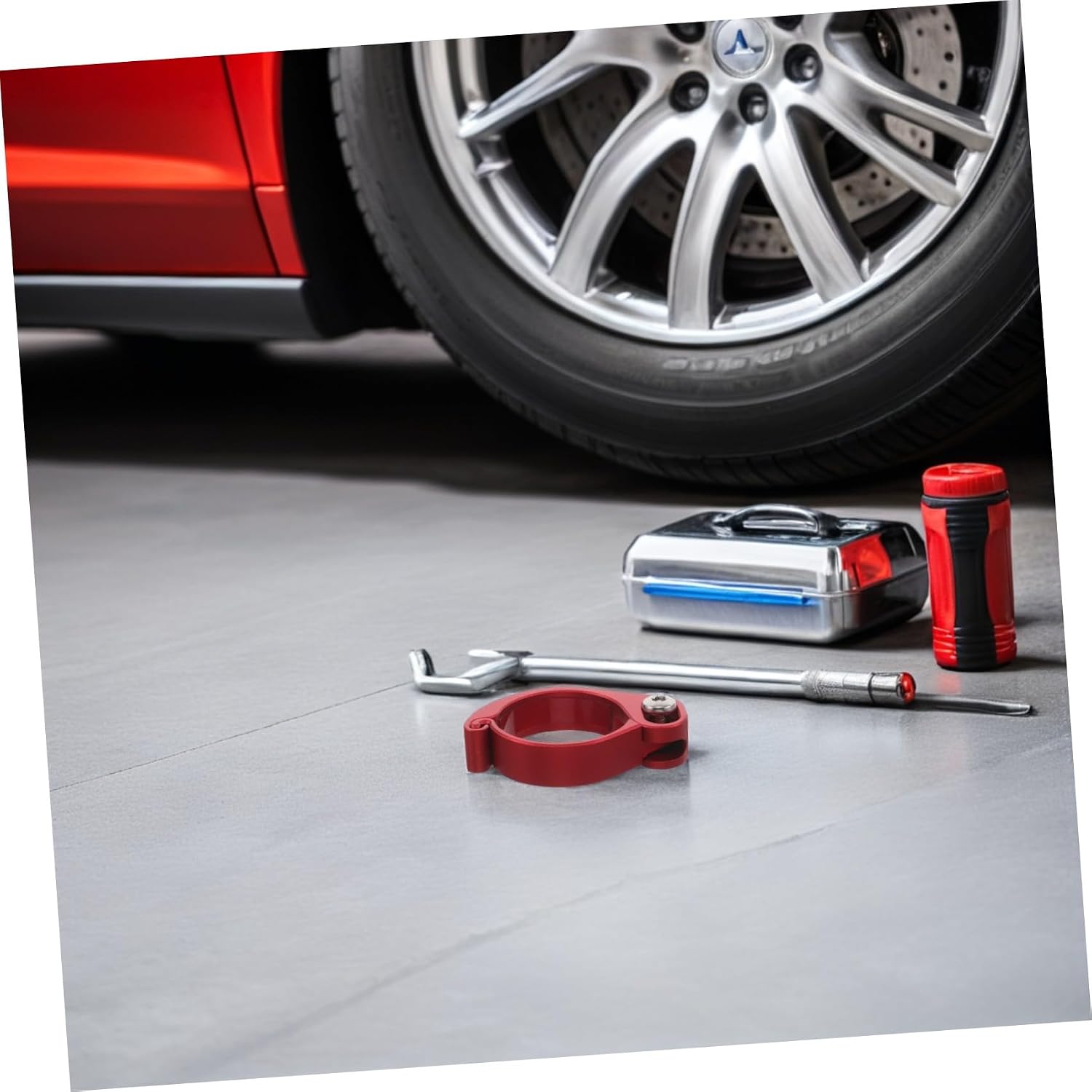 LIFKOME Anti-Theft Red for Pickup Tailgate Full-Size Trucks Lock Truck Tailgate Security Protection Bed