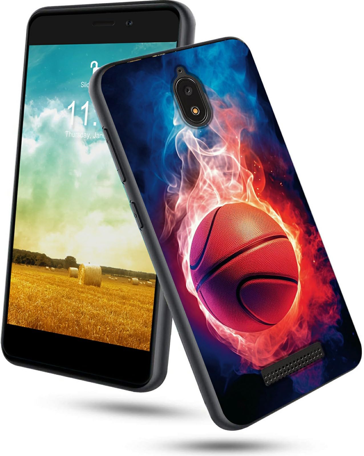 Schutzhülle Für BLU View 2 B130DL – TPU-Silikon, Stoßfest, Mit Coolem Löwen-Design