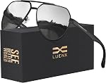 LUENX Aviator Sunglasses for Men Pilot Polarized | UV400 & Anti-Glare Driving