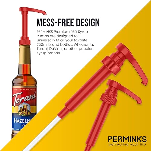 Miniatura 63 de Bomba de jarabe prémium compatible con botella Torani de 25.4 fl oz, jarabes Davinci, dispensador de jarabe sin derrames, sin obstrucciones