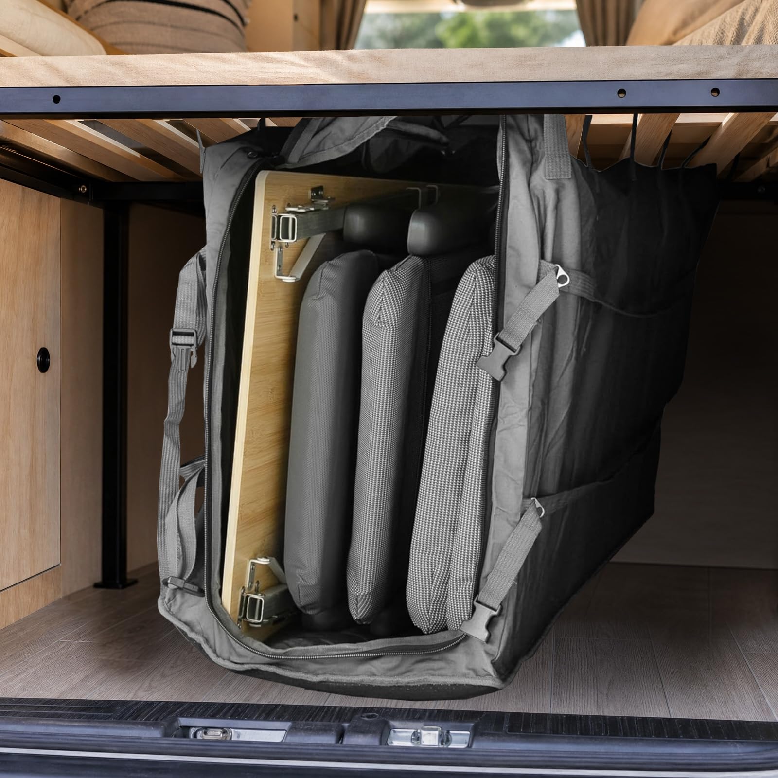 Stauraumtasche Campingmöbel-Gepäckraumtasche für die Camper-Van Heckgarage | Aufbewahrungstasche für Wohnmobil-Camping