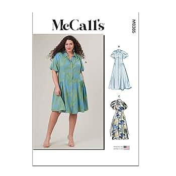 Amazon.com: McCall's Women's Shirtdress Sewing Pattern