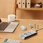 EBL Mise à jour 8 Chargeur de batterie à fente avec 4 AA 4 AAA Batteries, charge individuelle intelligente pour Ni-MH Ni-CD, 1.2V DC Produit