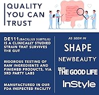 Vista 7 de 4-in-1 Prebiotic Probiotic & Postbiotic for Women & Men, Complete Gut & Digestive Support Supplement, Pre Post Probiotics & Digestive Enzymes 60