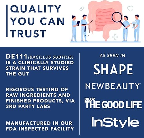 Miniatura 6 de Probiótico y posbiótico 4 en 1 para mujeres y hombres, suplemento completo de apoyo intestinal y digestivo, probióticos y enzimas digestivas