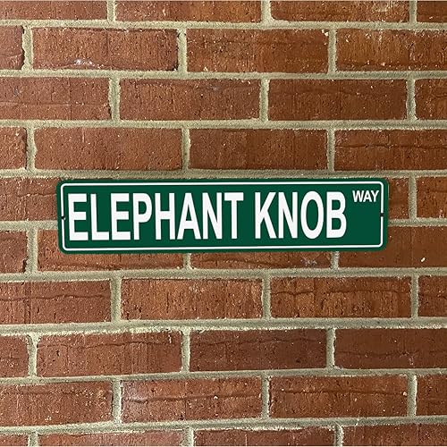 Vista 39 de Ohio Mountains Pick Your Mountain Compatible/repuesto para Ballards Hill United States Mountain Aluminio Metal Tin Street Sign Style decoración