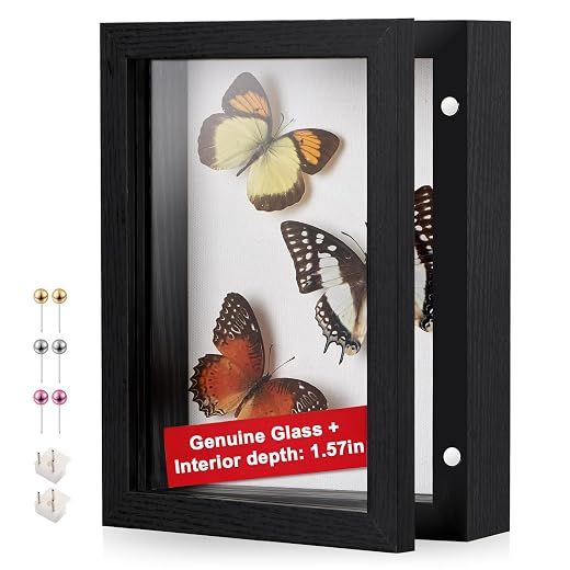 5x7 Black Deep Shadow Box Frame