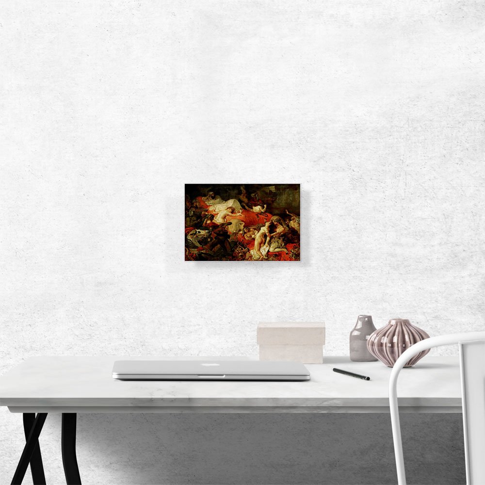 Amazon.com: ARTCANVAS The Death of Sardanapalus 1827 Canvas Art