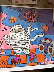 Spooky Cozy: Cute & Simple Coloring Book for Adults and Teens - Preview 4