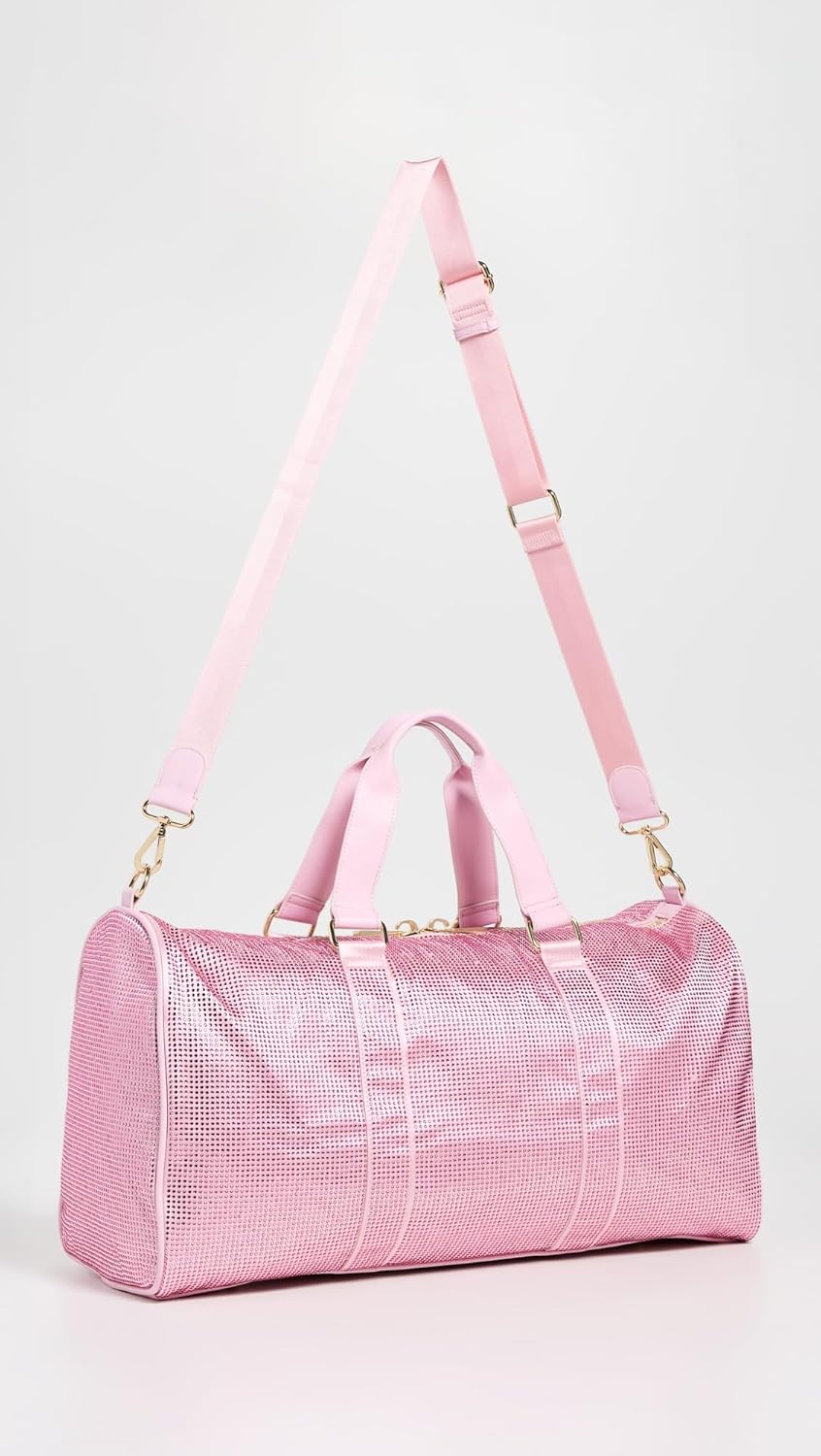 Stoney Clover Lane Women's Duffle Bag, Pink Sparkle, One Size - Image 3