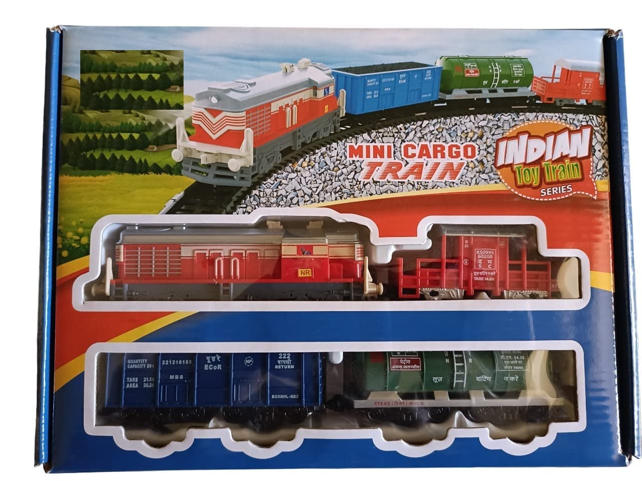 ARNIYAVALA Kids Cargo Train Set with Track Toy for Kids with Popular Indian Railway Coaches Engine, Coal Wagon, Oil Tankers, Freight Container (B0C2884BS2) Amazon Price History, Amazon Price Tracker