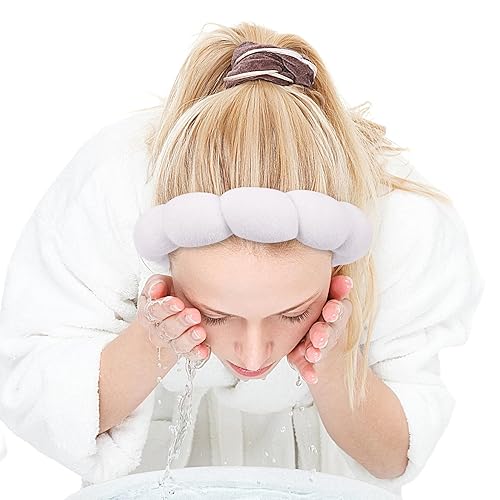 Miniatura 9 de Zkptops Diademas de esponja acolchada suave para mujeres y niñas aro de moda para el cabello regalos de Navidad accesorio para el cabello vendas