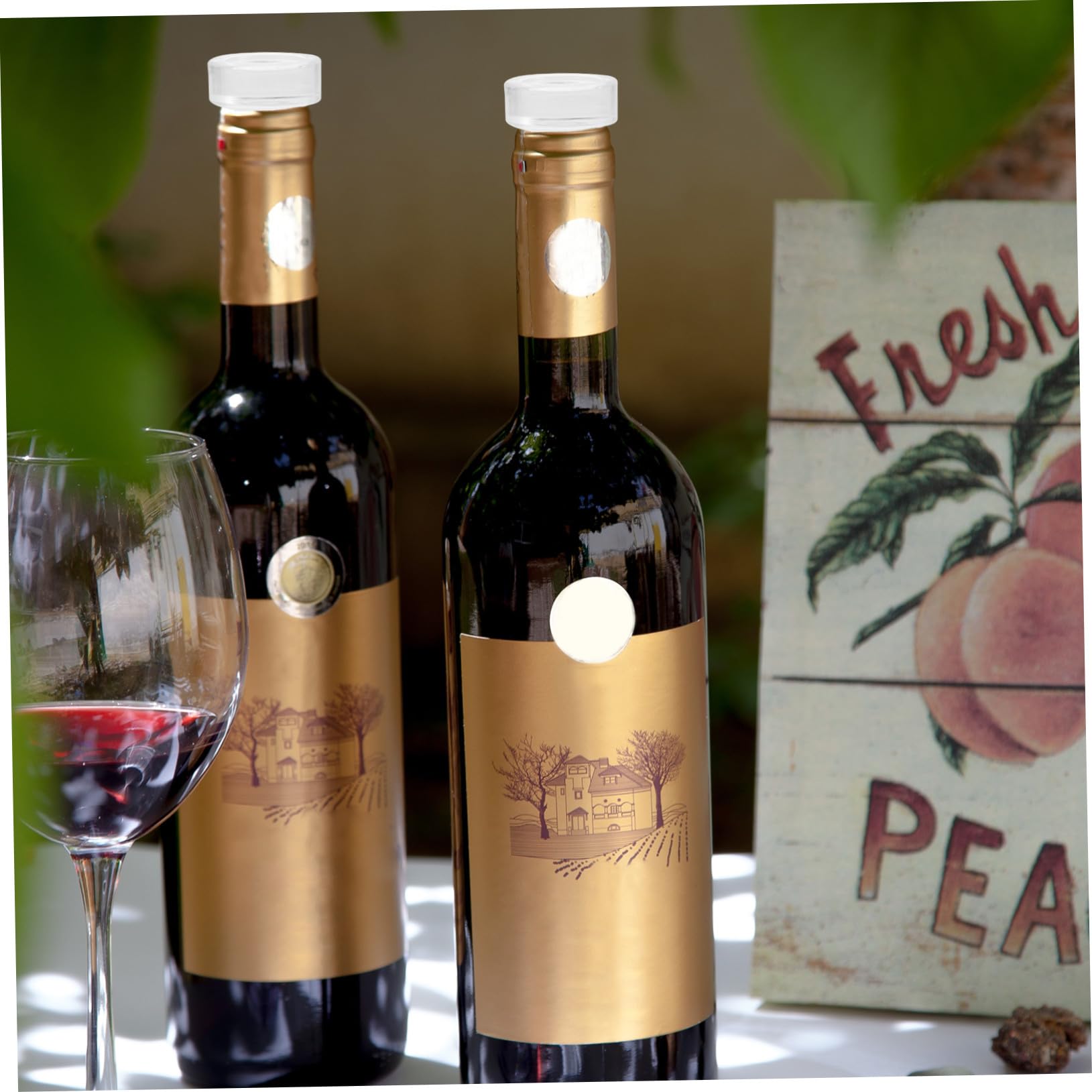 TOYANDONA 10 Pezzi Tappi per Bottiglia Vino Forma T in Vetro Riutilizzabili Tappi Ermetici per Bottiglie e Bicchieri Mantiene Intatto Il Gusto di Bevande Compatibili con Vini e Birre