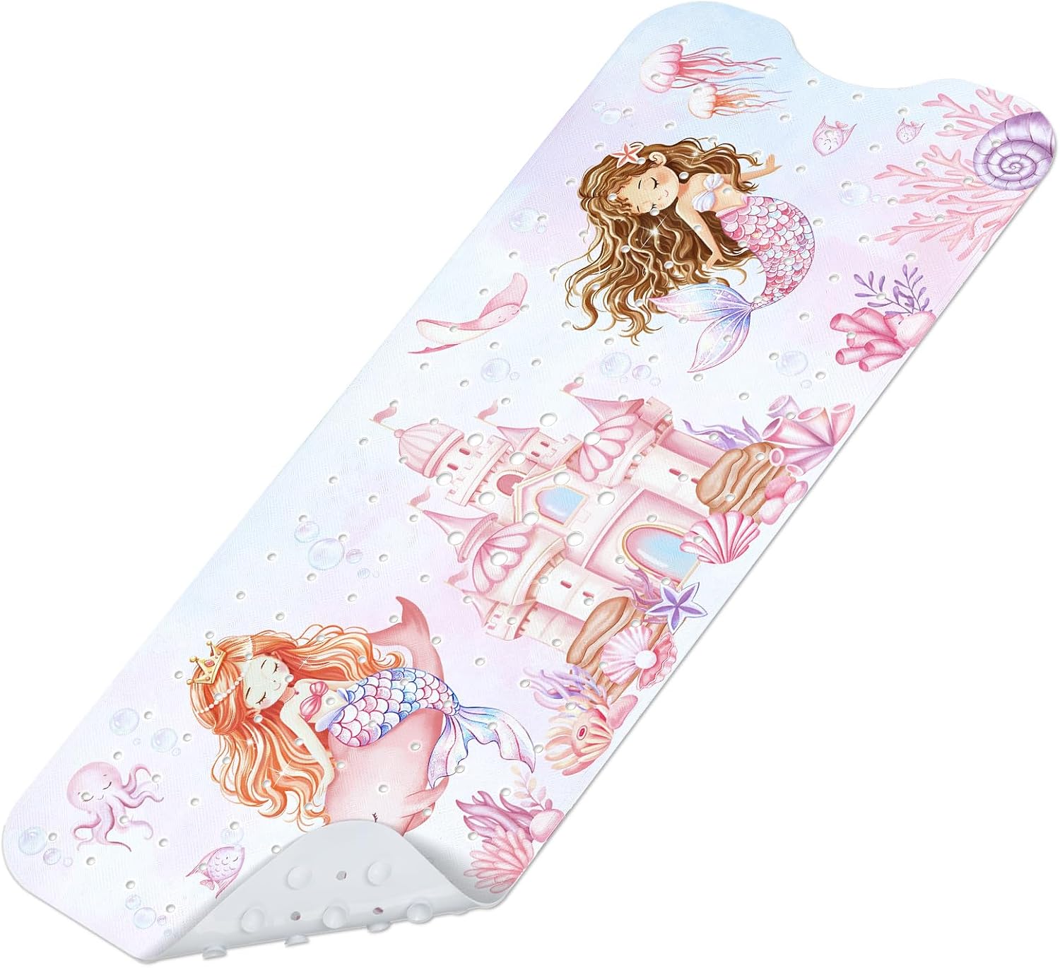 Baby Bathtub Mat Non Slip, Machine Washable, Mermaid