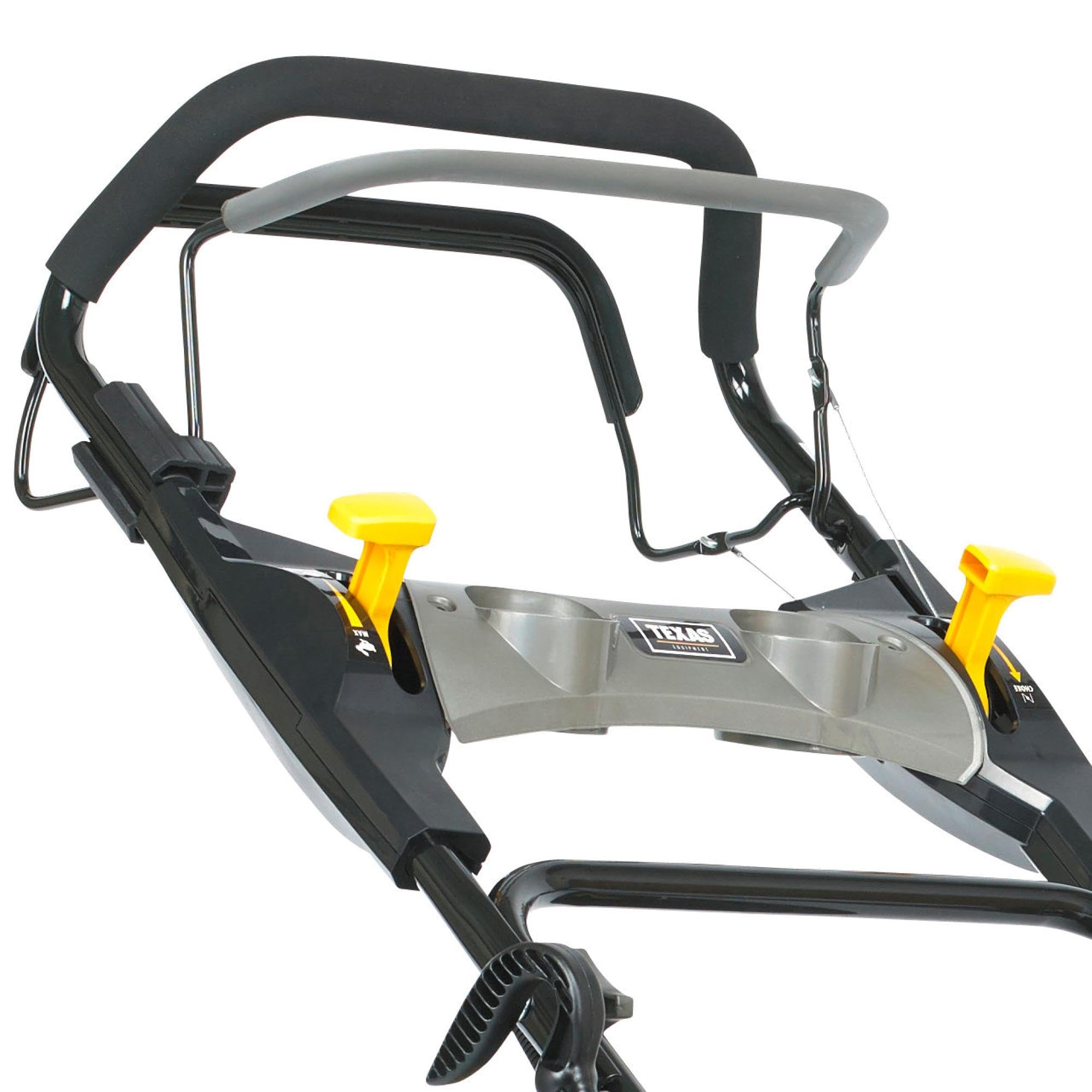TEXAS Profi Rasenmäher Benzin mit Antrieb Radantrieb Hochgrasmäher ZT 5110TR/W Zero Turn 3in1 mit schwenkbarer Vorderachse | sehr wendig | 196cm³ | 4-Takt | 51cm | 4,9PS | 28-75mm | mit Mulchfunktion