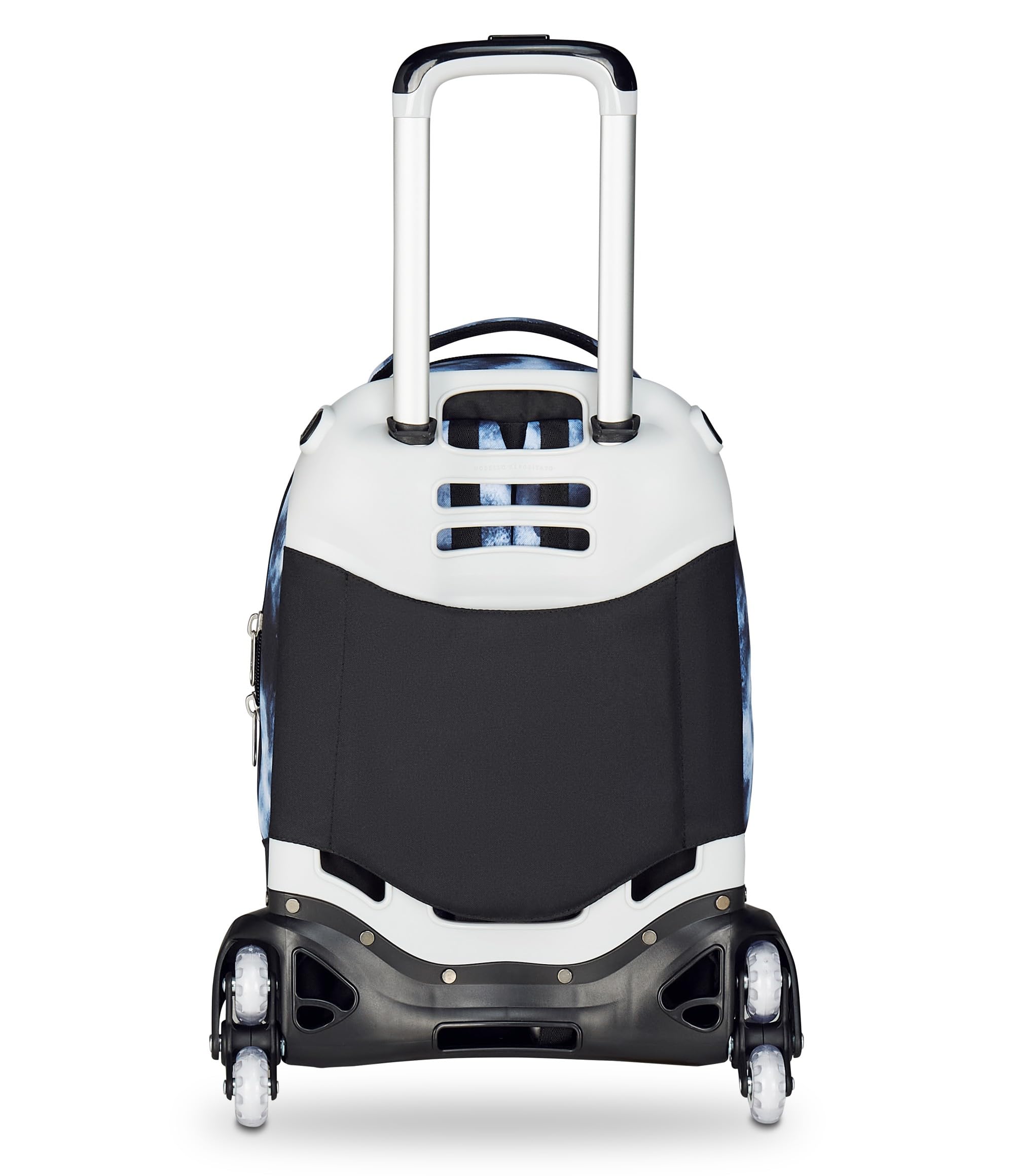 Seven Trolley Scuola Jack 3 Ruote Detach, Grigio, Zaino Con Carrello Sganciabile, 37 L, Tasca Borraccia, Zainetto Staccabile, Multiuso e Spazioso, Scuola Elementare e Media, Zaino Bambino