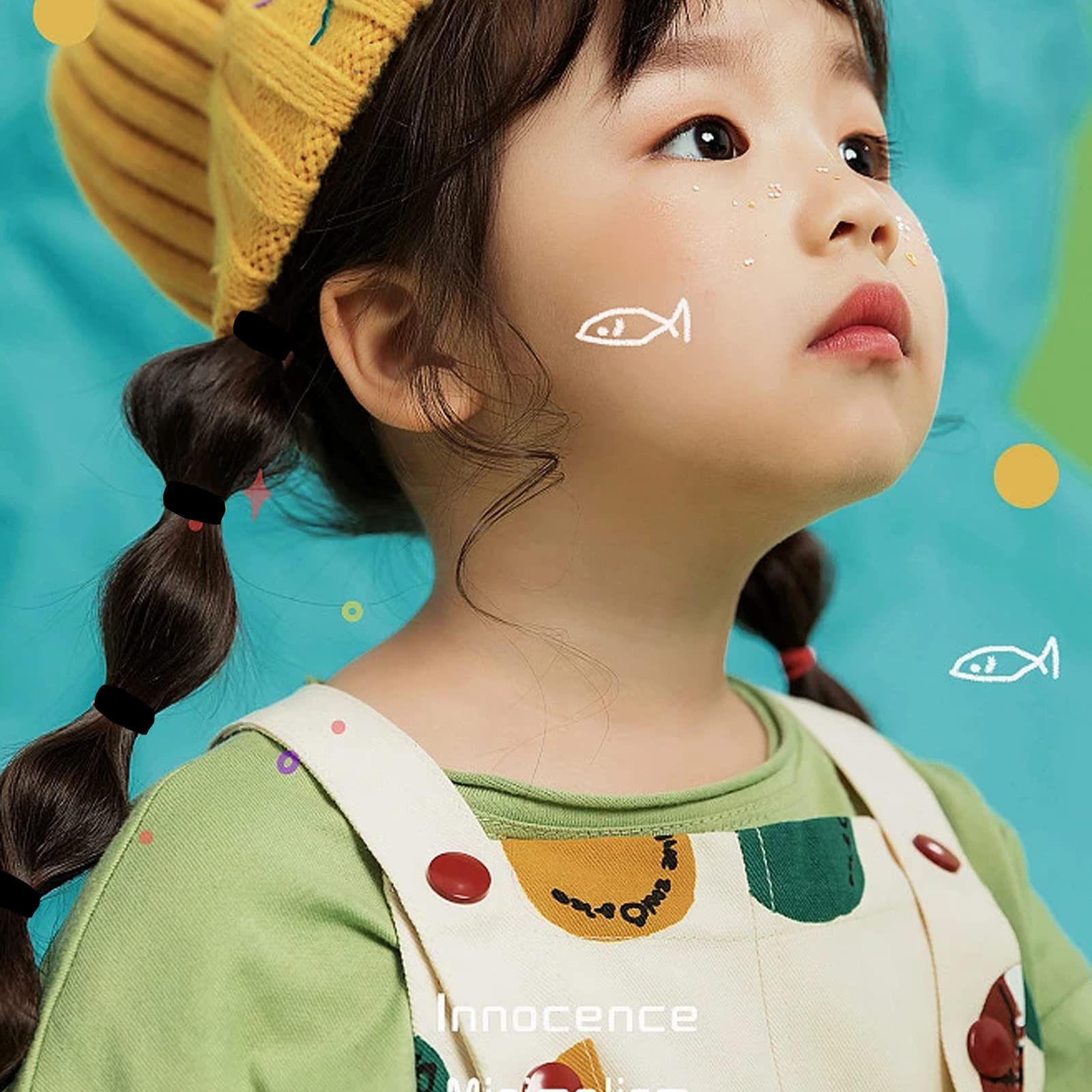 Amazon.co.jp: ヘアゴム 子供 90本セット 髪ゴム キッズ 女の子 ベビー
