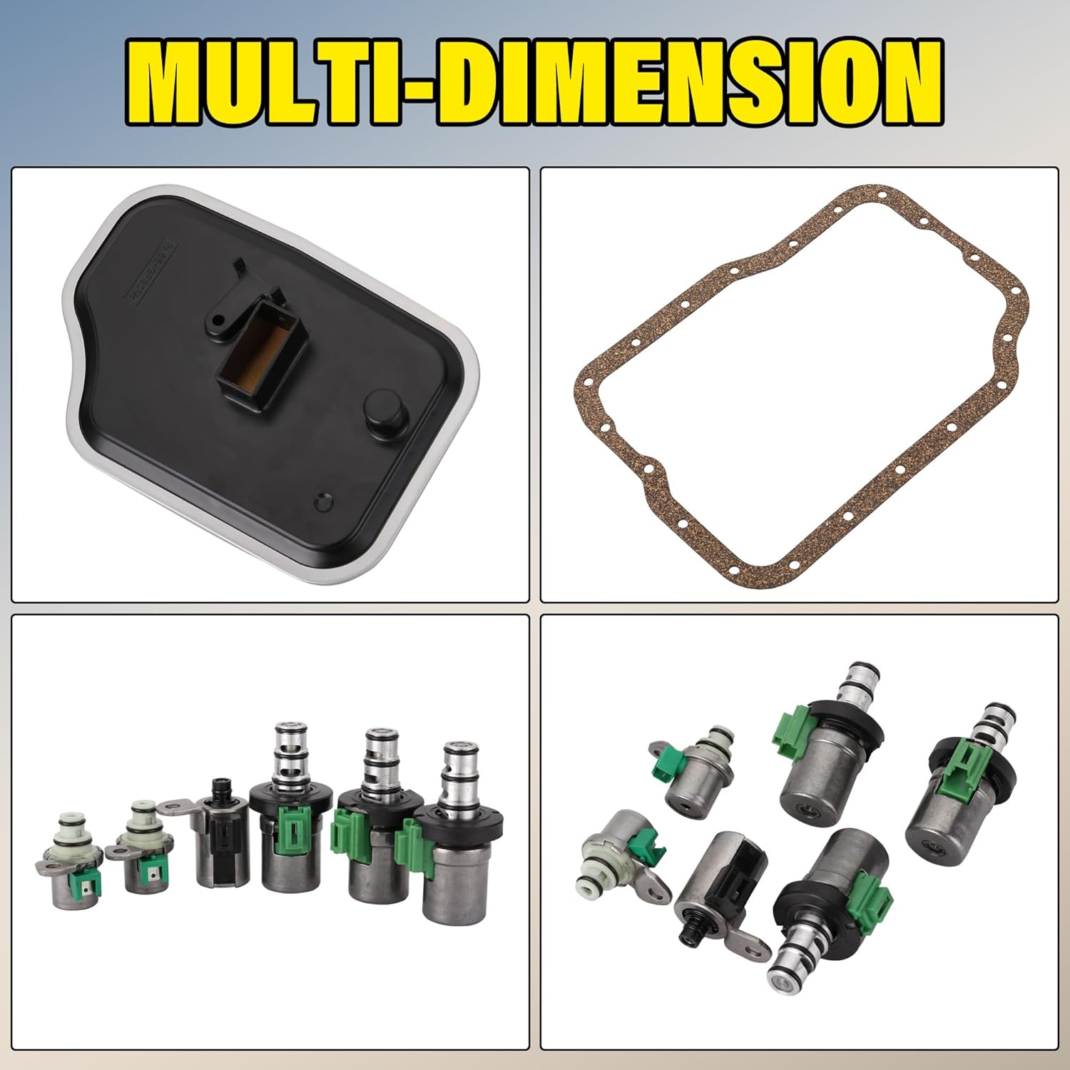 4F27E FN4AEL Transmission Shift Solenoid Filter Kit Compatible with Ford Mazda 99-On