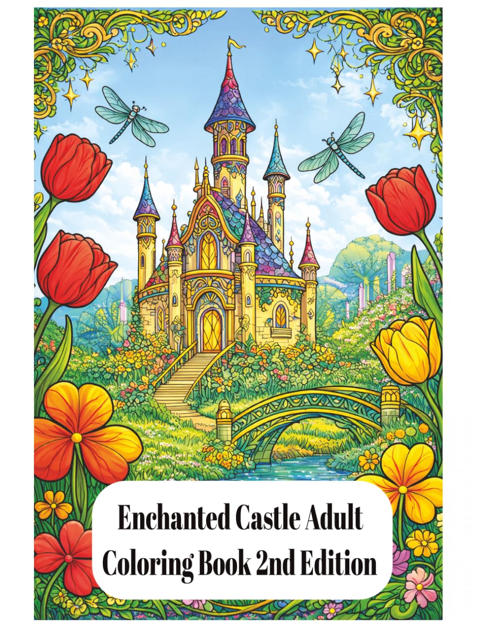 Enchanted Castle Adult Coloring Book 2nd Edition: A Magical Journey Through Fantasy Castles, Enchanted Worlds, and Relaxing Intricate Designs with Beautiful Divider Pages