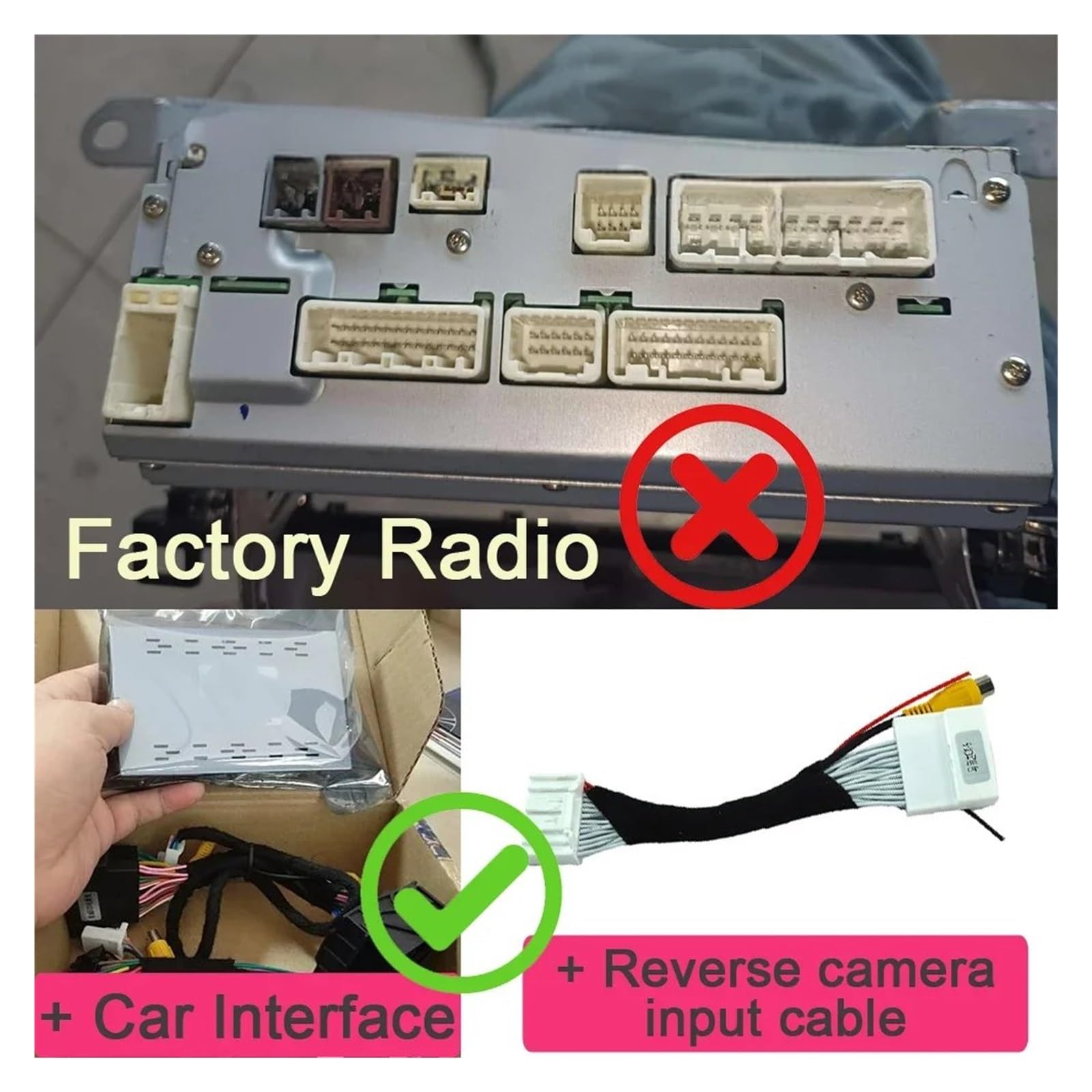 Caméra Arrière AHD 1080P 128G Ai 3D 360 ° Caméra De Vue Panoramique De Voiture Vue Surround Avant Arrière Gauche Droite Avec Tissu De Calibrage Camera de Recul pour Voiture