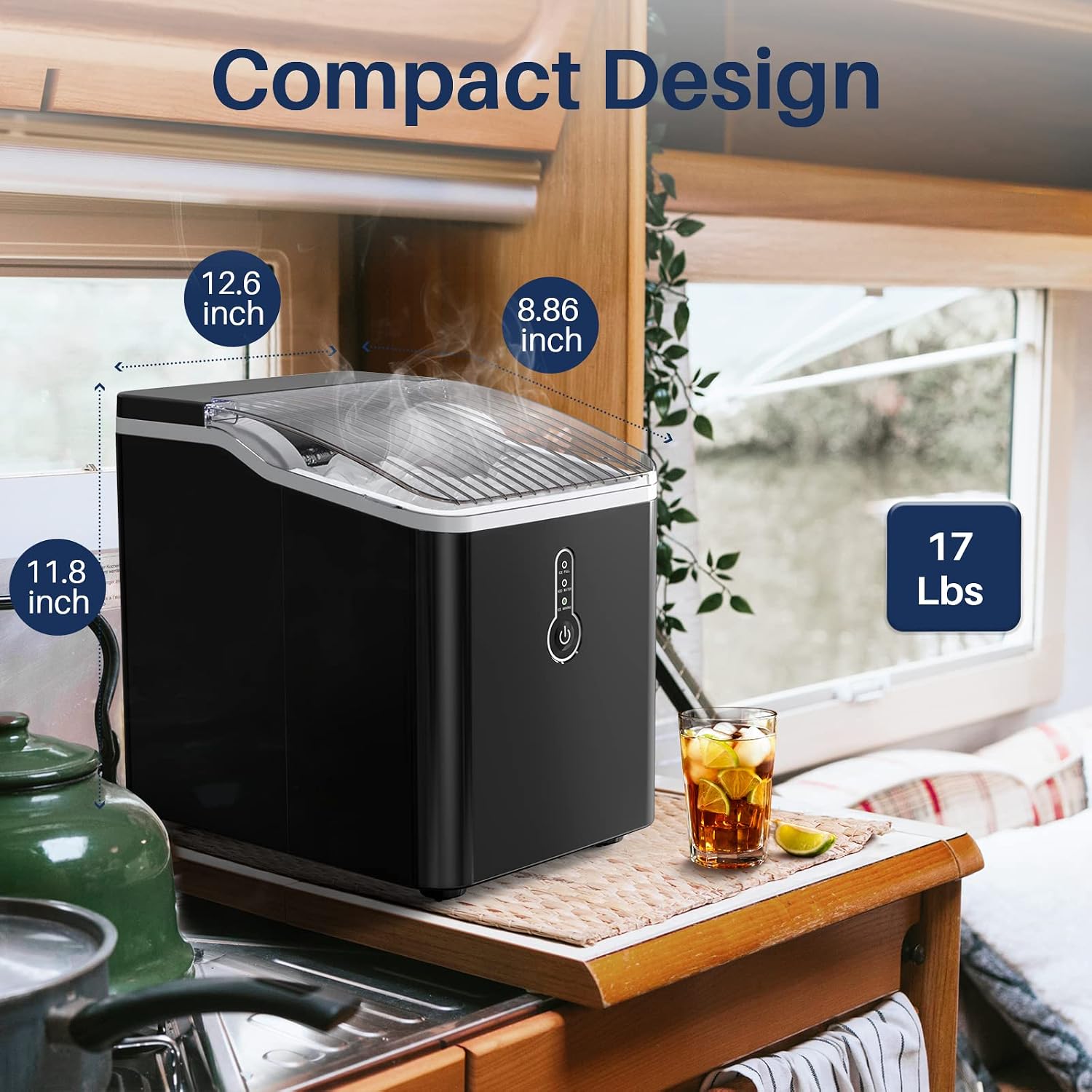 Sample Ice Maker Table User Manual for FREE VILLAGE Countertop Ice Maker