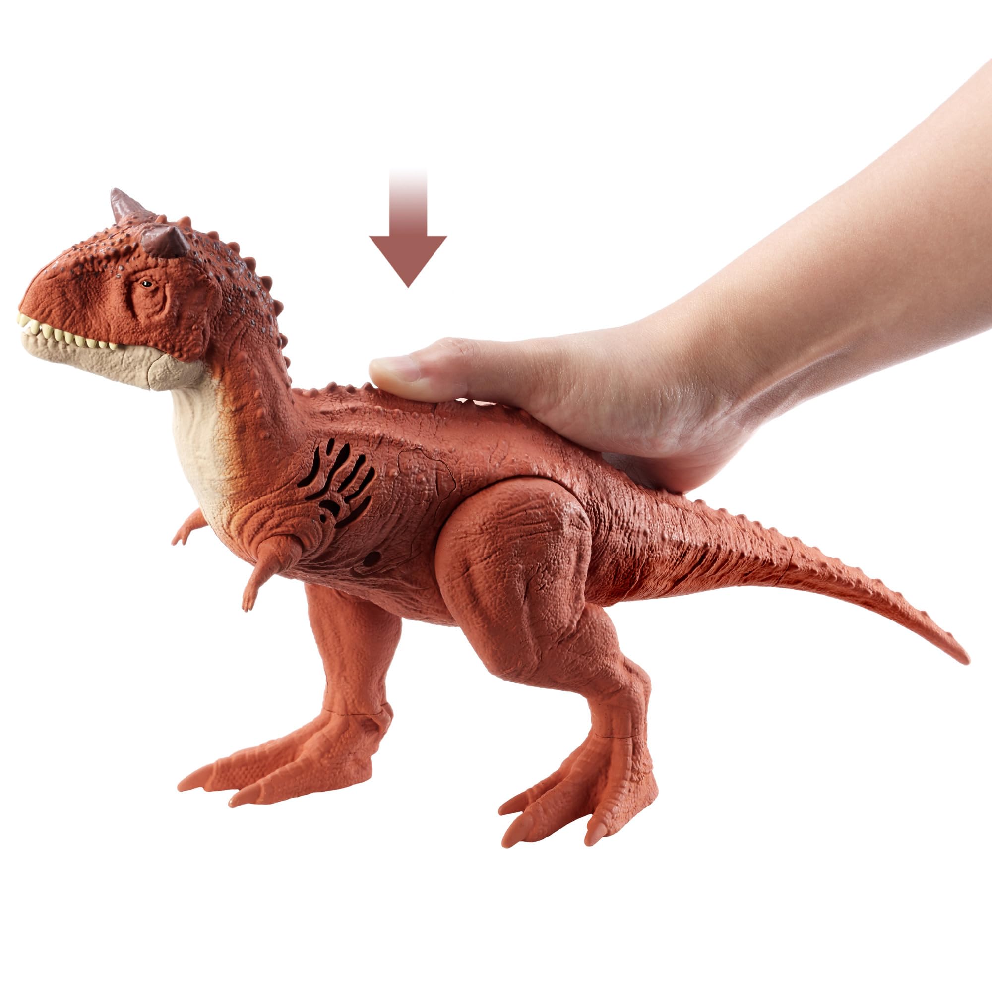 Jurassic World Rebirth Sound Surge Dinosaur Figures with Authentic Deco and Roar Sounds, Posable Dino Toy (Species May Vary) 2