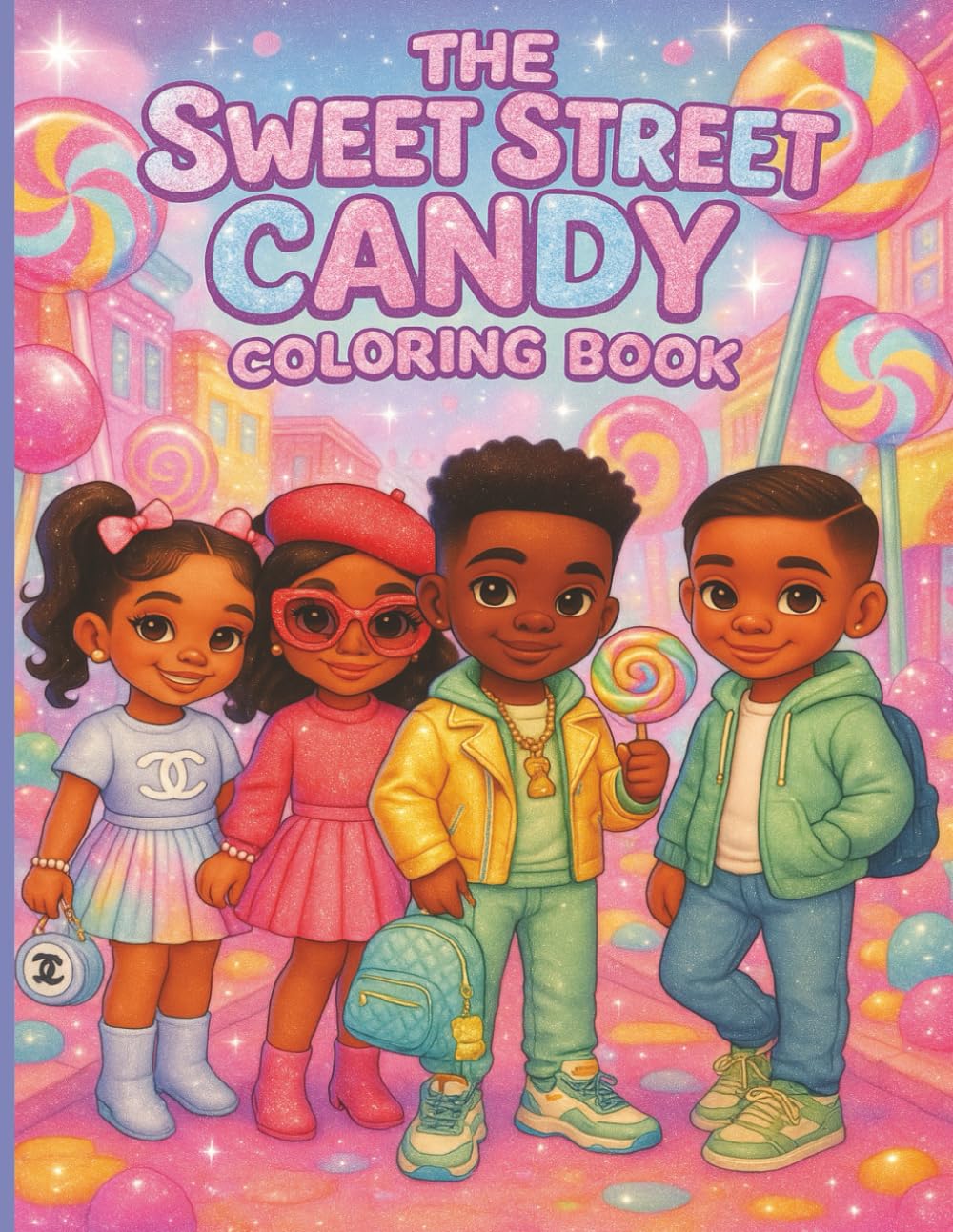 Flex in Color™: Volume 4 – Sweet Street Candy Coloring Book