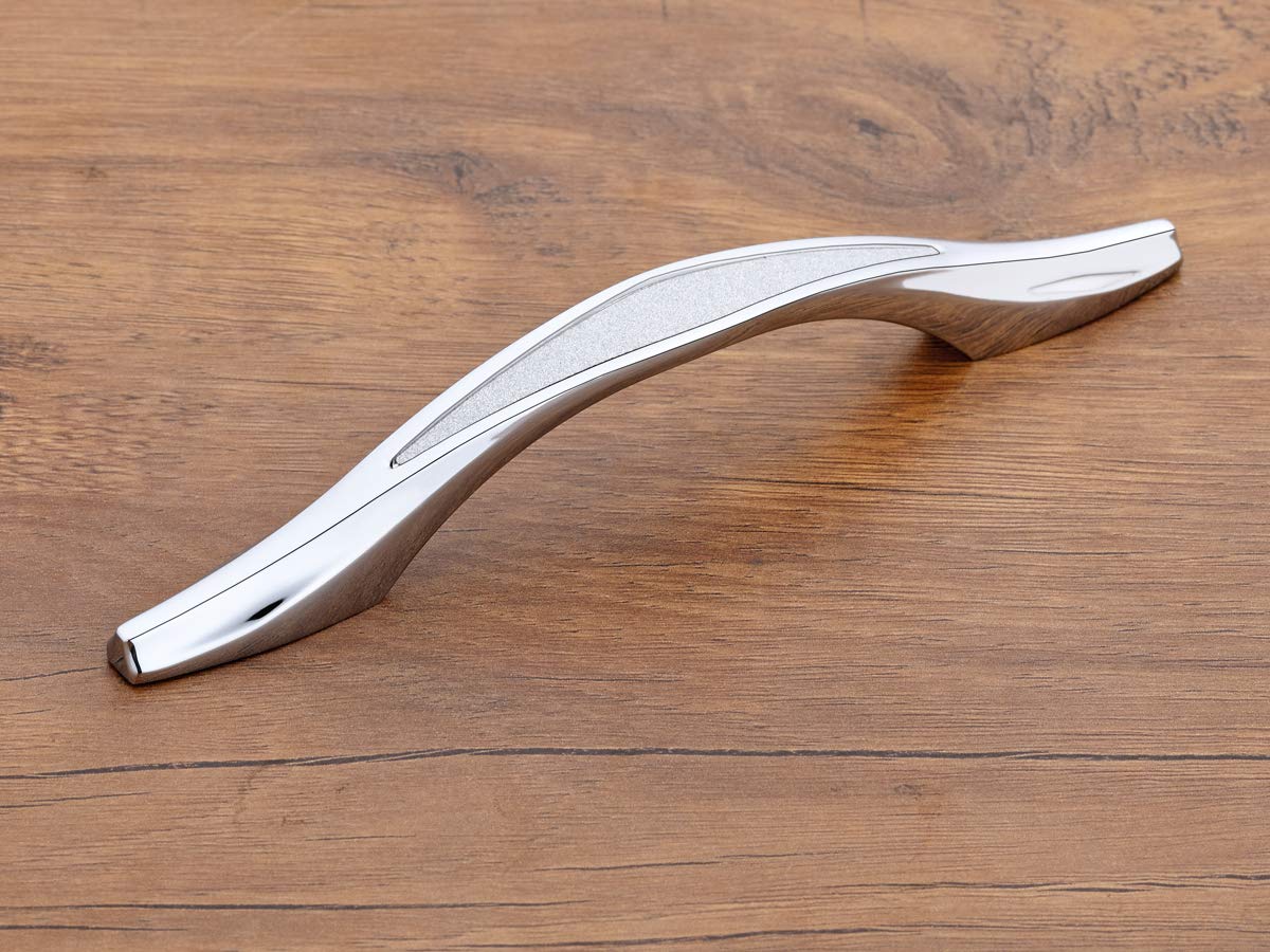 HARMONUS Fancy Zinc Cabinet Drawer Door Wadrobe Handle CP/Diamond Finish 10 inch (224 mm) 9 Pieces (B089RJBQW3) Amazon Price History, Amazon Price Tracker