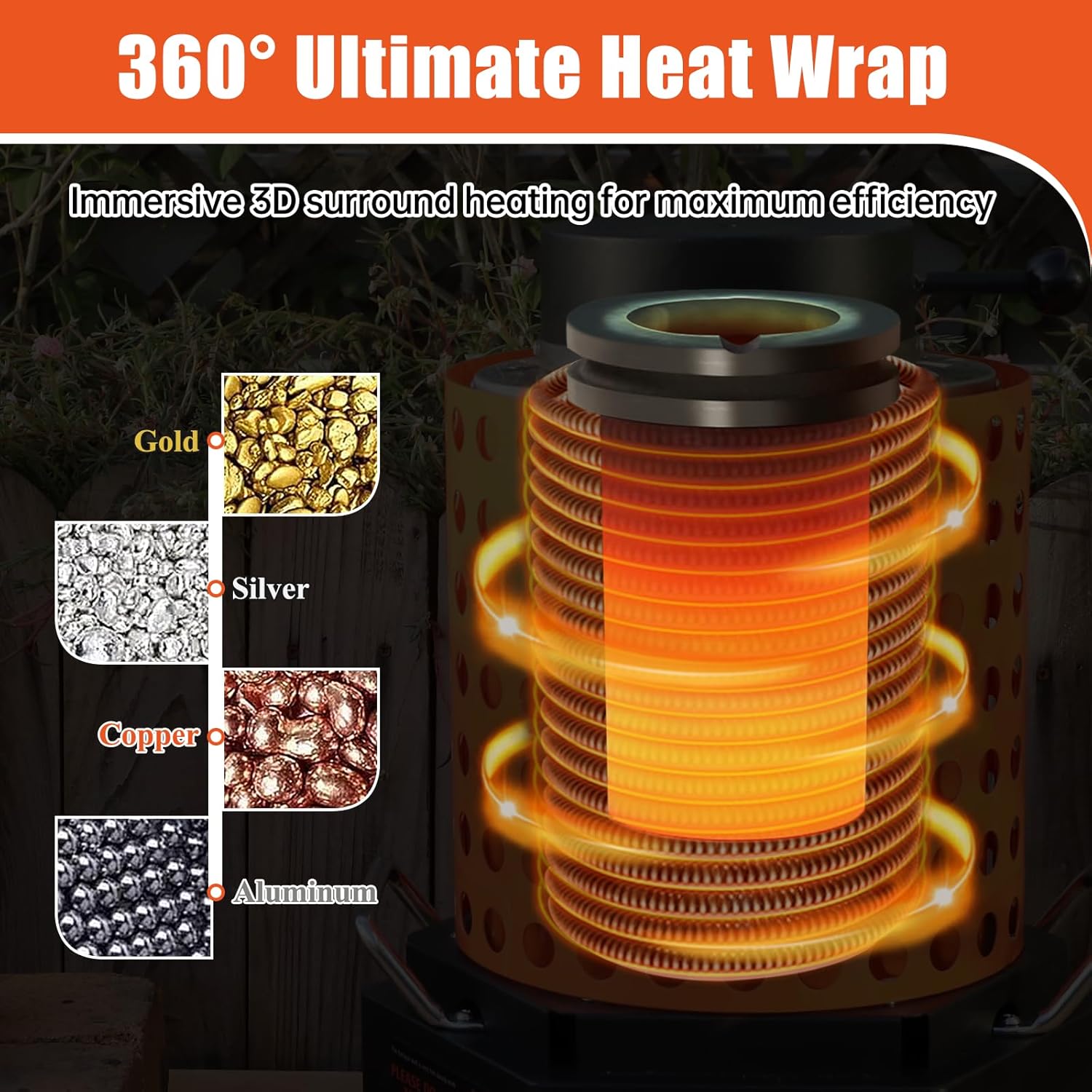 TOAUTO 5KG Large Eletcric Resistance Furnace TRF5000 Digital Smelting Furnace 1800W 2102°F PID Smelter Kiln Kit for Gold Silver Copper Aluminum, Metal Recycle Home Melting Casting Tool