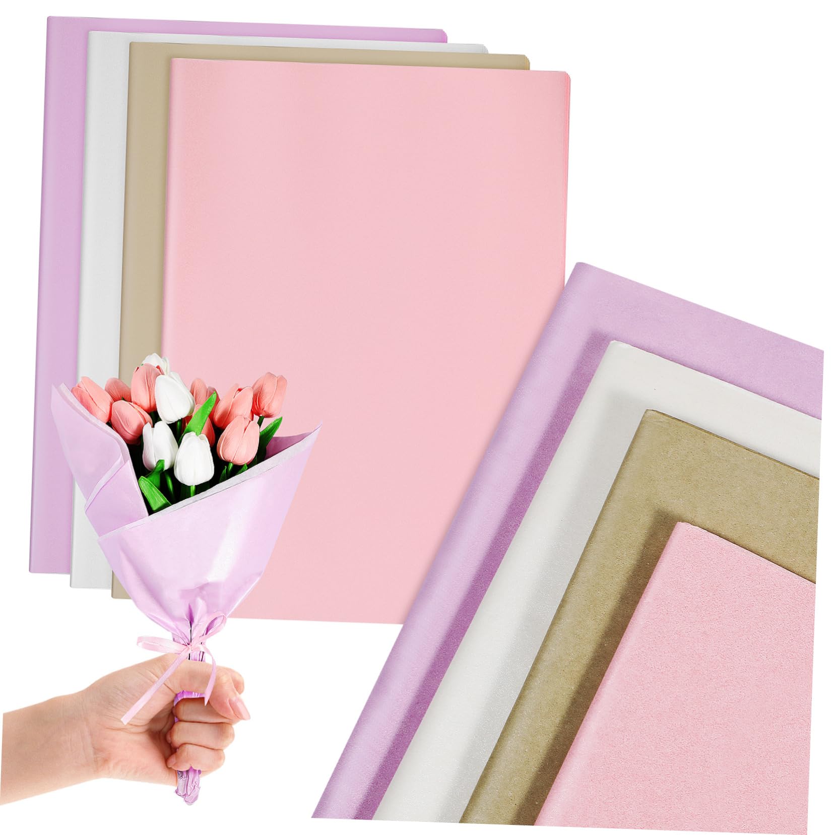 Anneome 80hojas Papel Para Envolver Regalos Papel Para Embalar Para Envolver Regalos Para Flores y