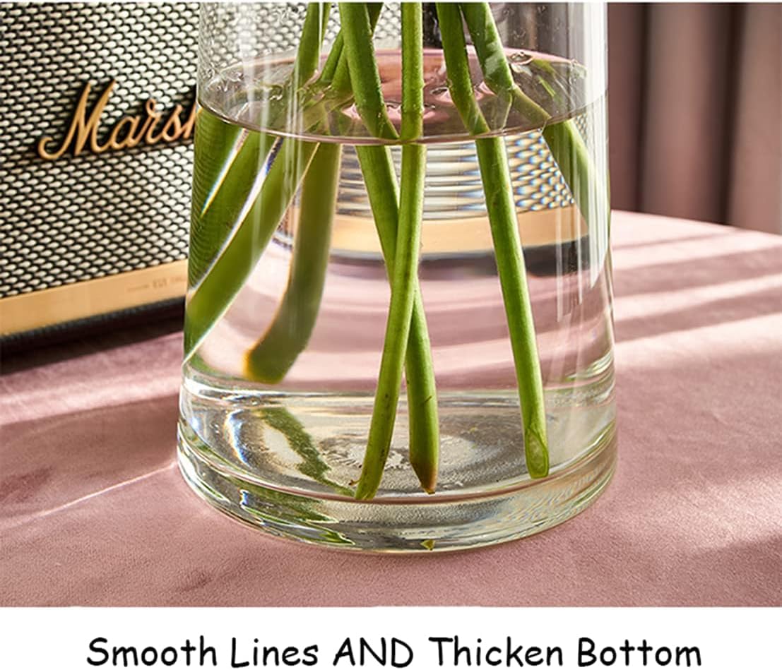 Mahganya Decorative Glass Vase - Clear & Stunning -3