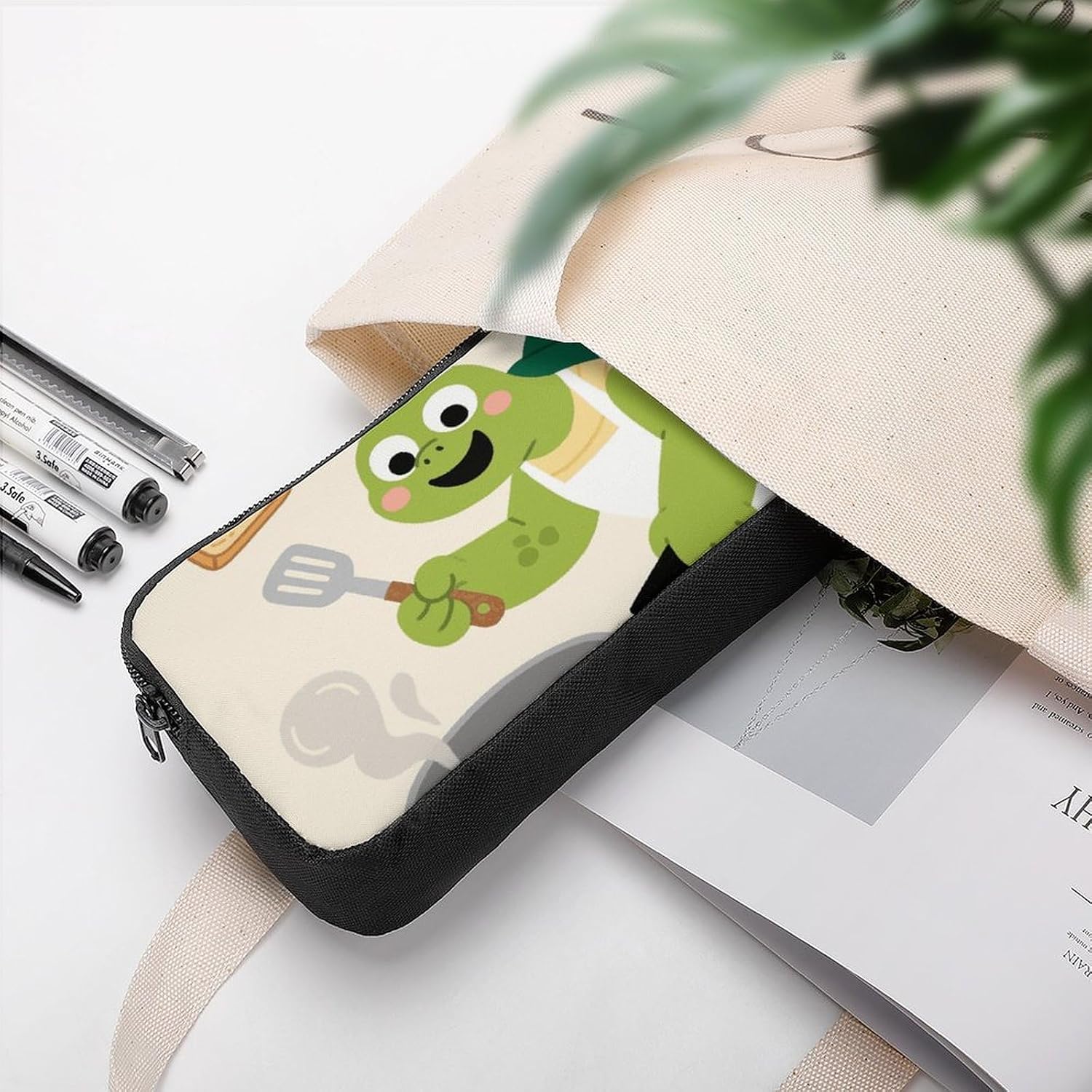Funny Turtle Pen Cases Cute Pencil Box image 5