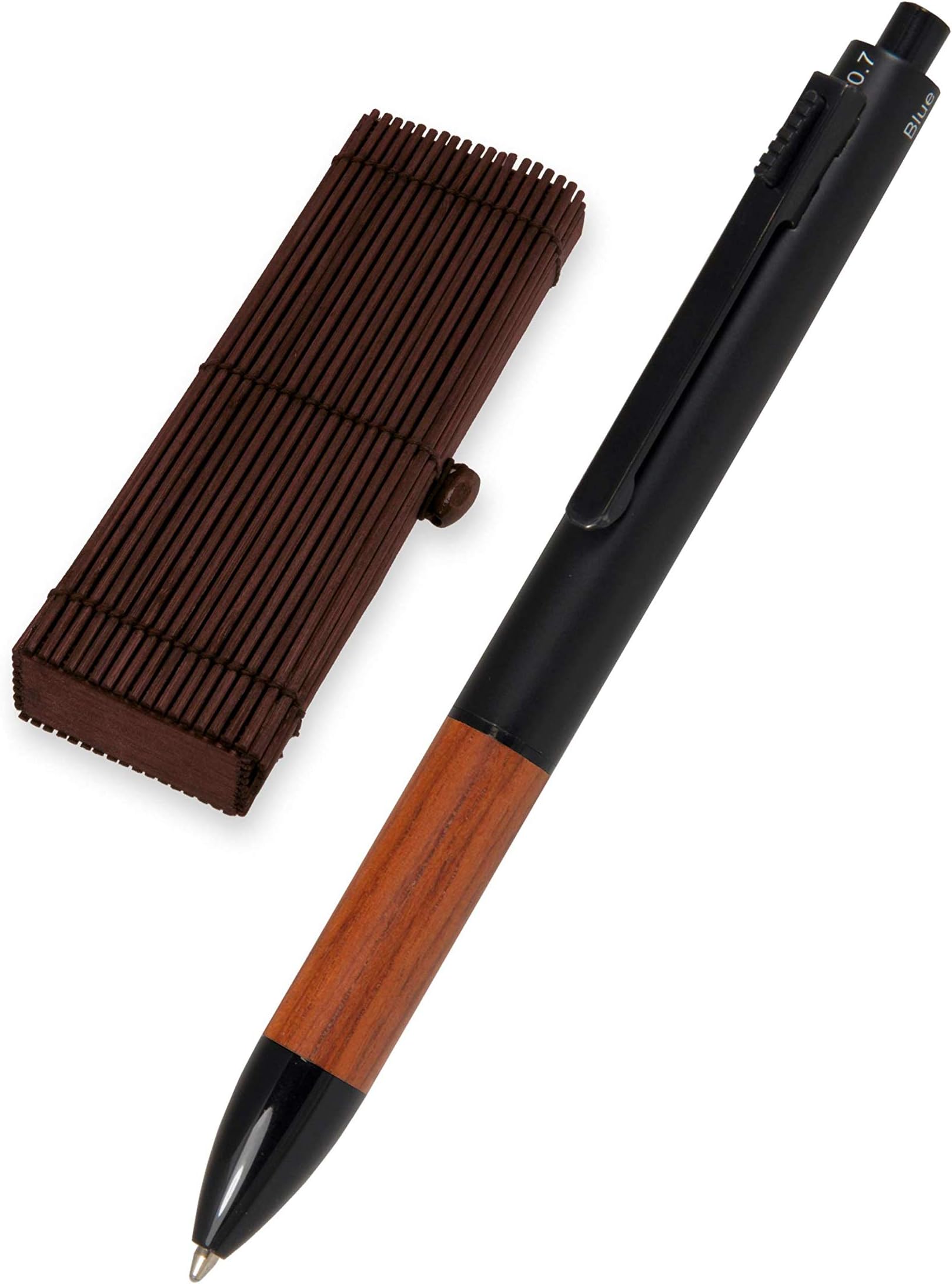 SMTTW 4-in-1 Kugelschreiber - Multifunktionsstift Mit Schwarz Rot Blau Und Bleistift